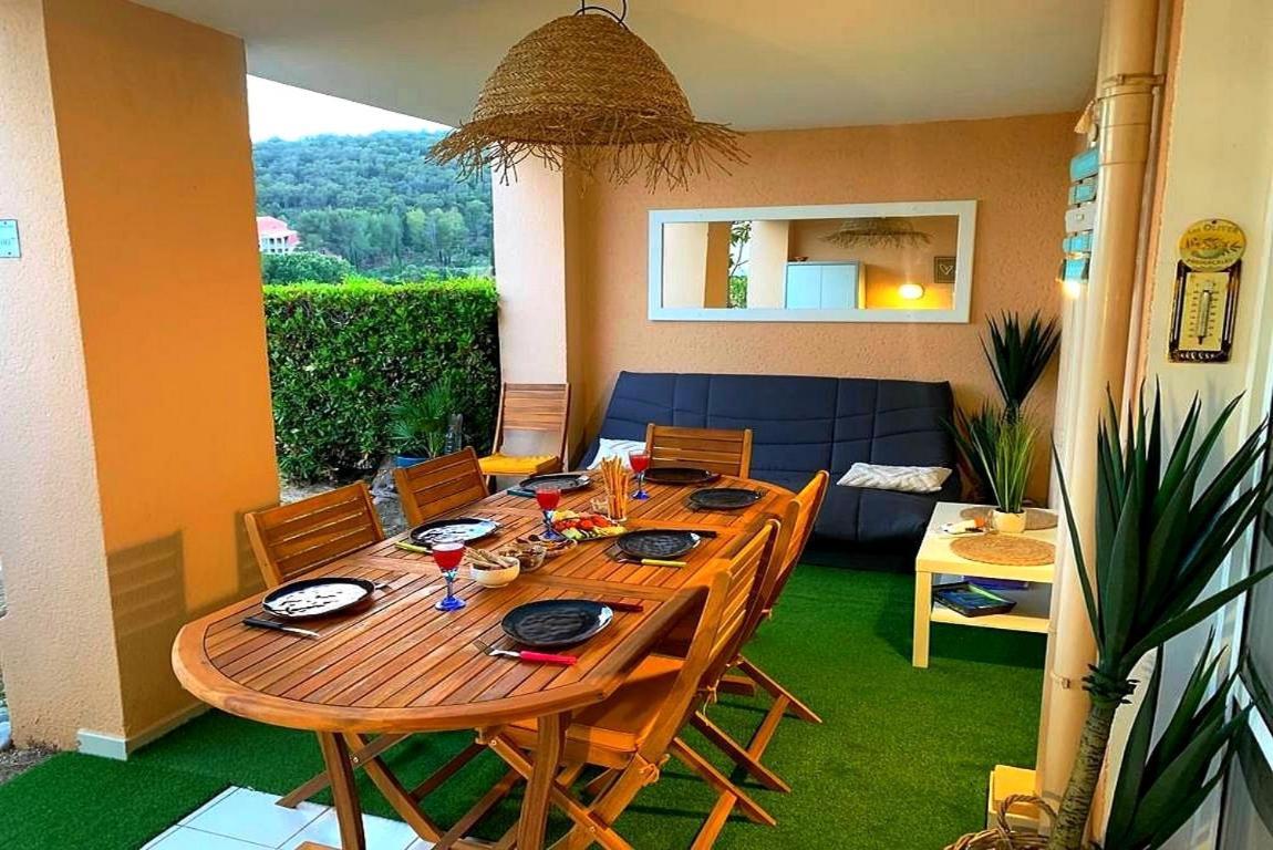 Dans Un Cadre D'Exception, Vue Mer Panoramique A Agay Cote D'Azur, Village Vacances Cap Esterel, T2 Avec Jardin, Golf, Climatisation, Wifi, 5 Piscines Сен-Рафаель Екстер'єр фото
